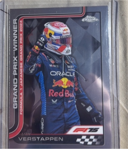 2025 Topps Chrome F1 #96 Max Verstappen Grand Prix Winner — front
