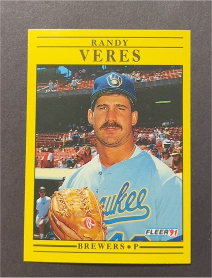1991 Fleer #600 Randy Veres — front