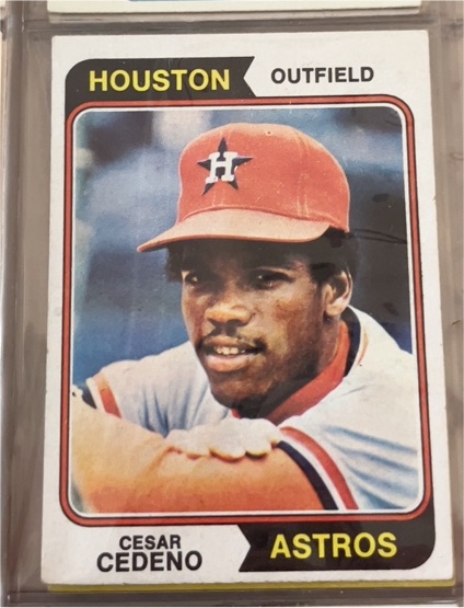 1974 Topps #200 Cesar Cedeno — front