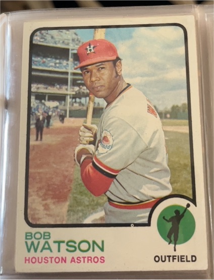 1973 Topps #110 Bob Watson — front