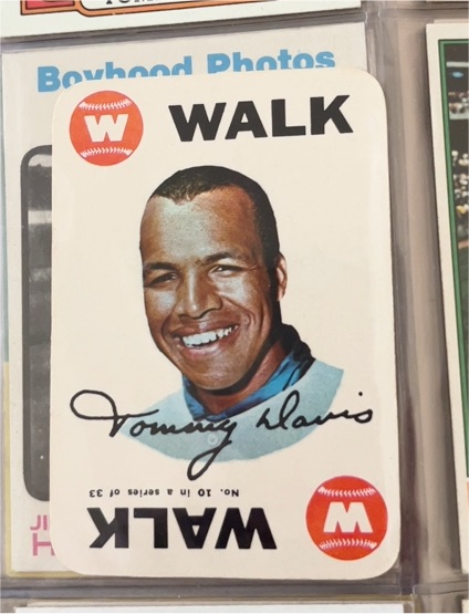 1968 Topps Game #10 Tommy Davis — front