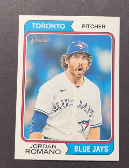 2023 Topps Heritage #544 Jordan Romano — front