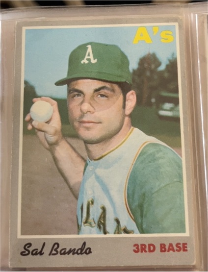 1970 Topps #120 Sal Bando — front