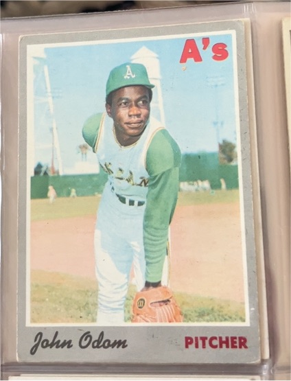 1970 Topps #55 John Odom — front