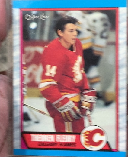 1989-90 O-Pee-Chee #232 Theoren Fleury — front