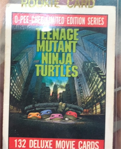 1990 O-Pee-Chee Teenage Mutant Ninja Turtles #132 Deluxe Movie Cards — front