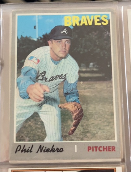 1970 Topps #160 Phil Niekro — front