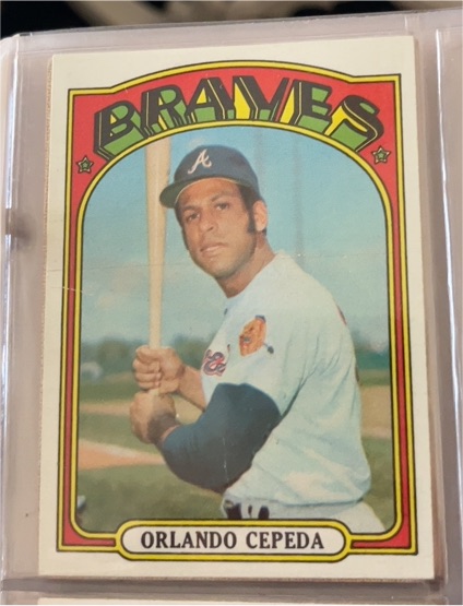 1972 Topps #195 Orlando Cepeda — front
