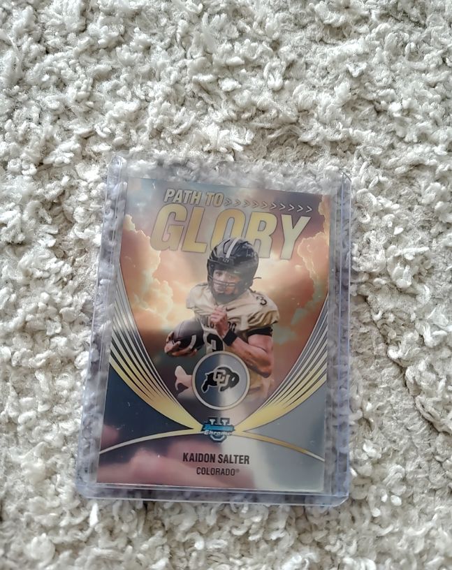 2025 Bowman Chrome University #PG-16 Kaidon Salter Path to Glory — front