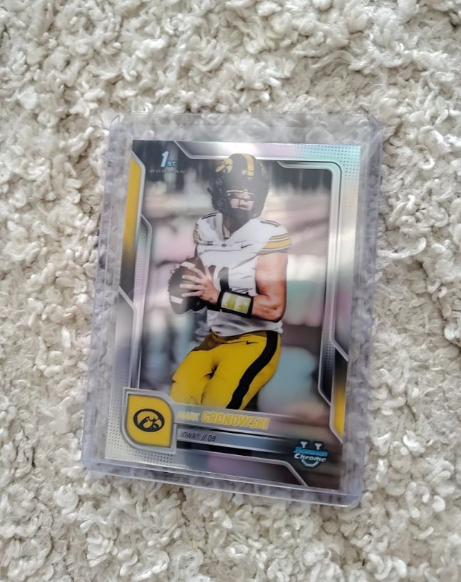2025 Bowman Chrome University #127 Mark Gronowski — front