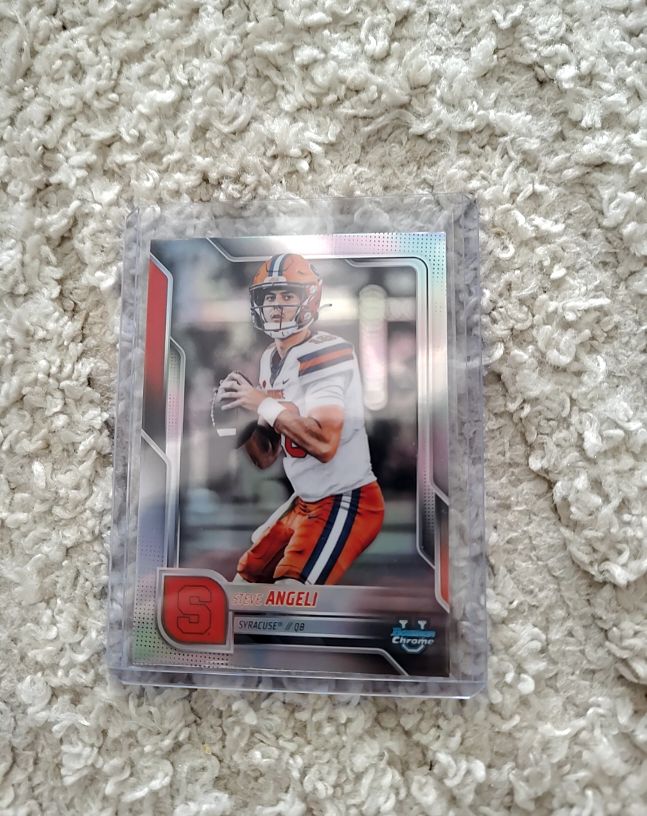2025 Bowman University Chrome #193 Steve Angeli — front