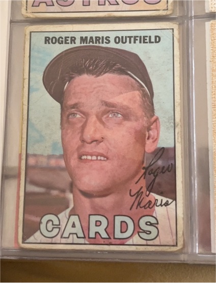 1967 Topps #45 Roger Maris — front