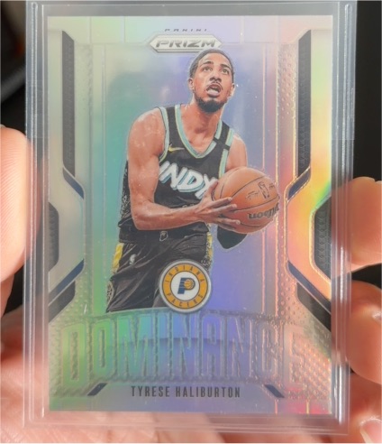 2024-25 Panini Prizm Dominance #16 Tyrese Haliburton — front