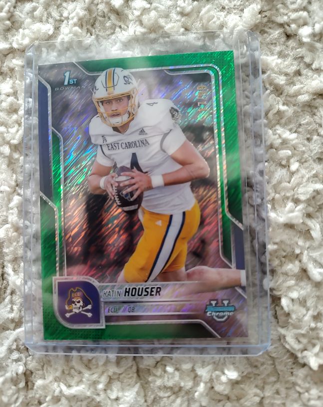 2025 Bowman Chrome University #161 Katin Houser — front