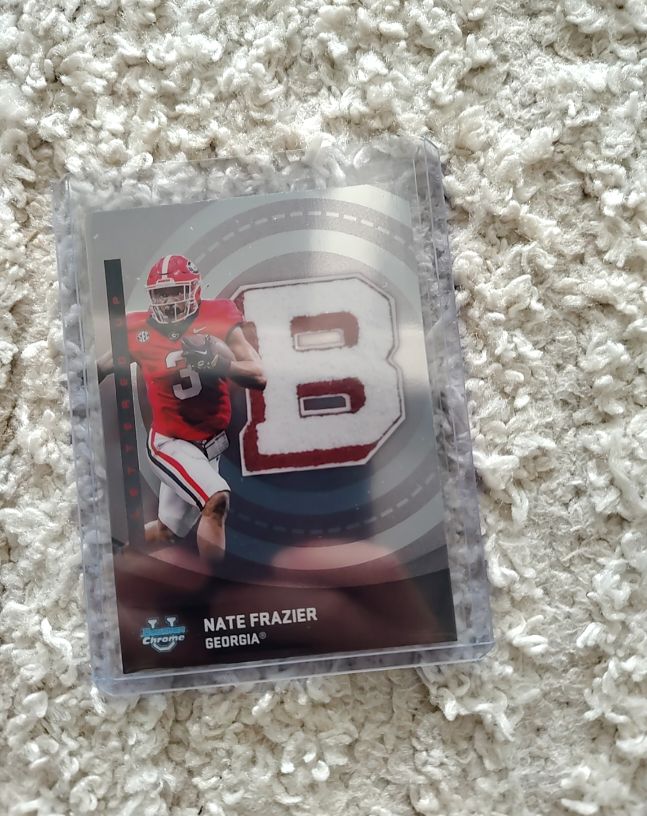 2025 Bowman University Chrome #LU-11 Nate Frazier Lettered Up — front