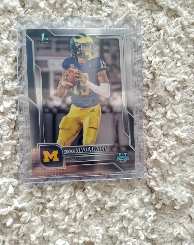 2025 Bowman University Chrome #196 Bryce Underwood — front