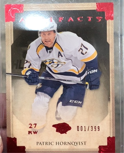 2013-14 Upper Deck Artifacts #78 Patric Hornqvist — front
