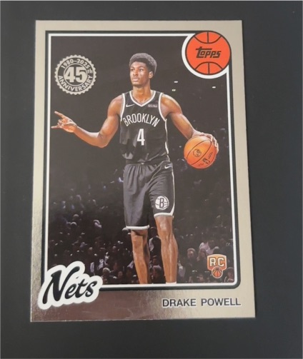 2025-26 Topps 45th Anniversary #80BK-68 Drake Powell — front