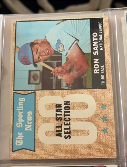 1968 Topps #366 Ron Santo — front