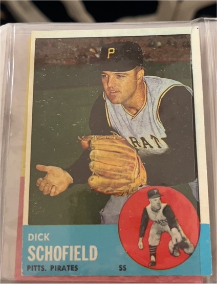 1963 Topps #34 Dick Schofield — front