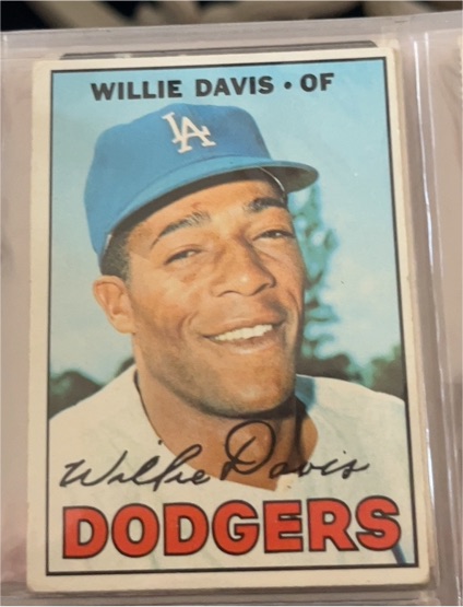 1967 Topps #160 Willie Davis — front