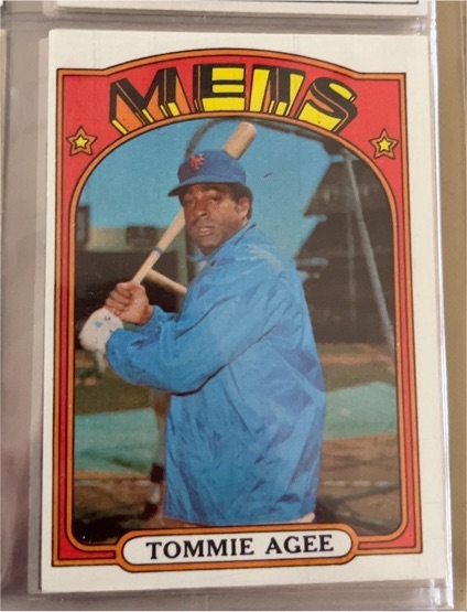 1972 Topps #245 Tommie Agee — front