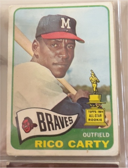 1965 Topps #305 Rico Carty — front