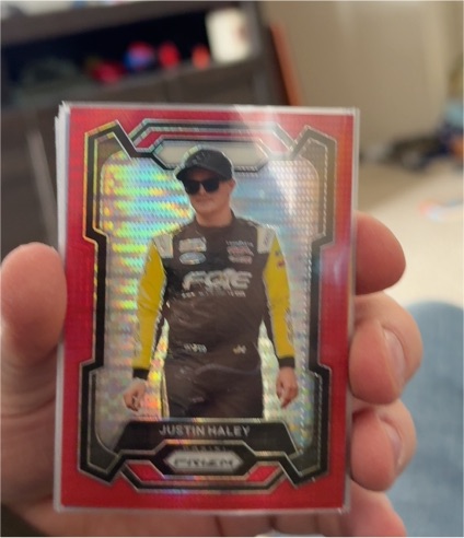 2022 Panini Prizm Racing #18 Justin Haley — front