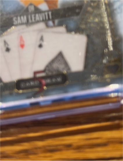 2024 Wild Card 5 Card Draw Sam Leavitt — front