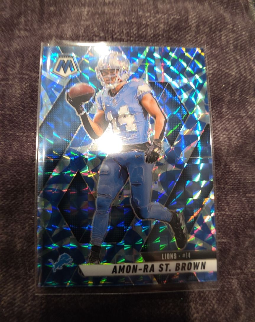 2025 Panini Mosaic #2 Amon-Ra St. Brown — front
