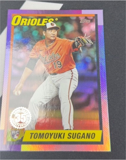 2025 Topps Update #U90-18 Tomoyuki Sugano — front