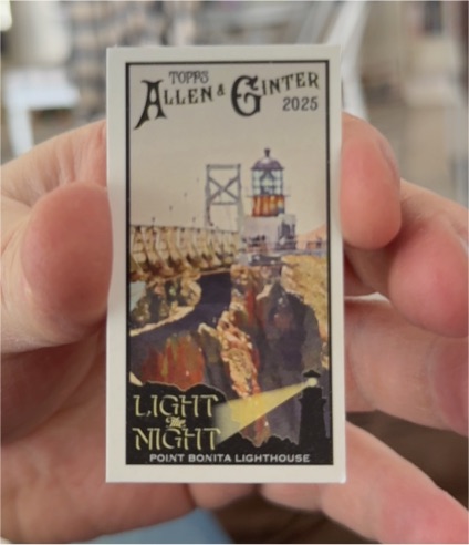 2025 Topps Allen & Ginter Mini Light The Night #LTN-4 Point Bonita Lighthouse — front