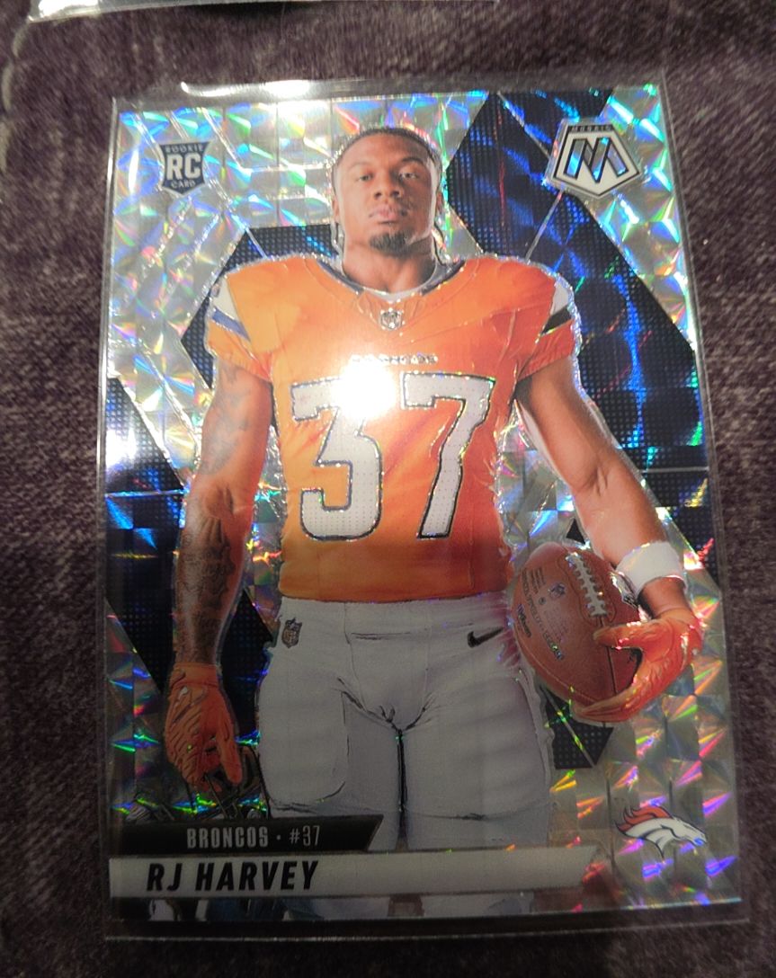 2025 Panini Mosaic #284 RJ Harvey — front