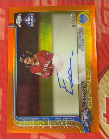 2025 Topps Pro Debut #PDC-117 Esteban Gonzalez — front
