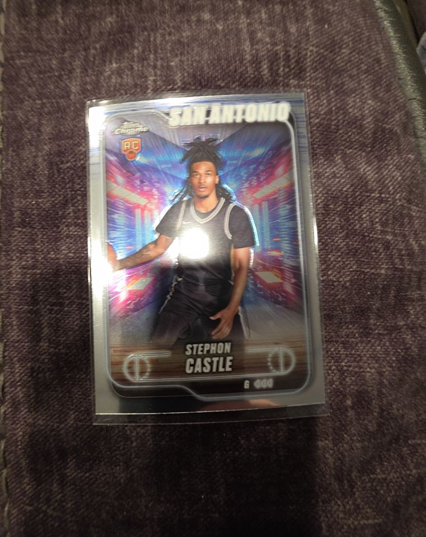 2024-25 Topps Chrome #122 Stephon Castle — front
