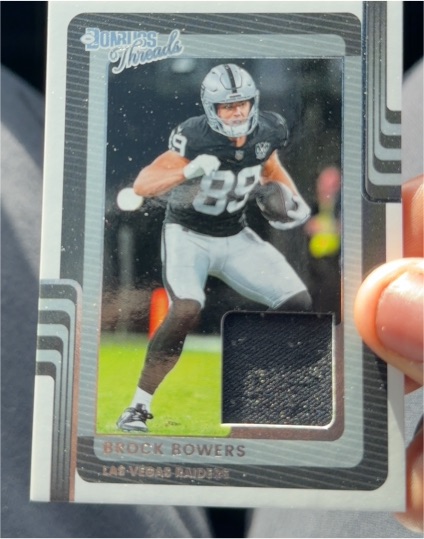 2025 Panini Donruss Threads #DTH-BBS Brock Bowers — front