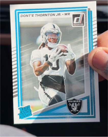 2025 Donruss #349 Dont'e Thornton Jr. — front