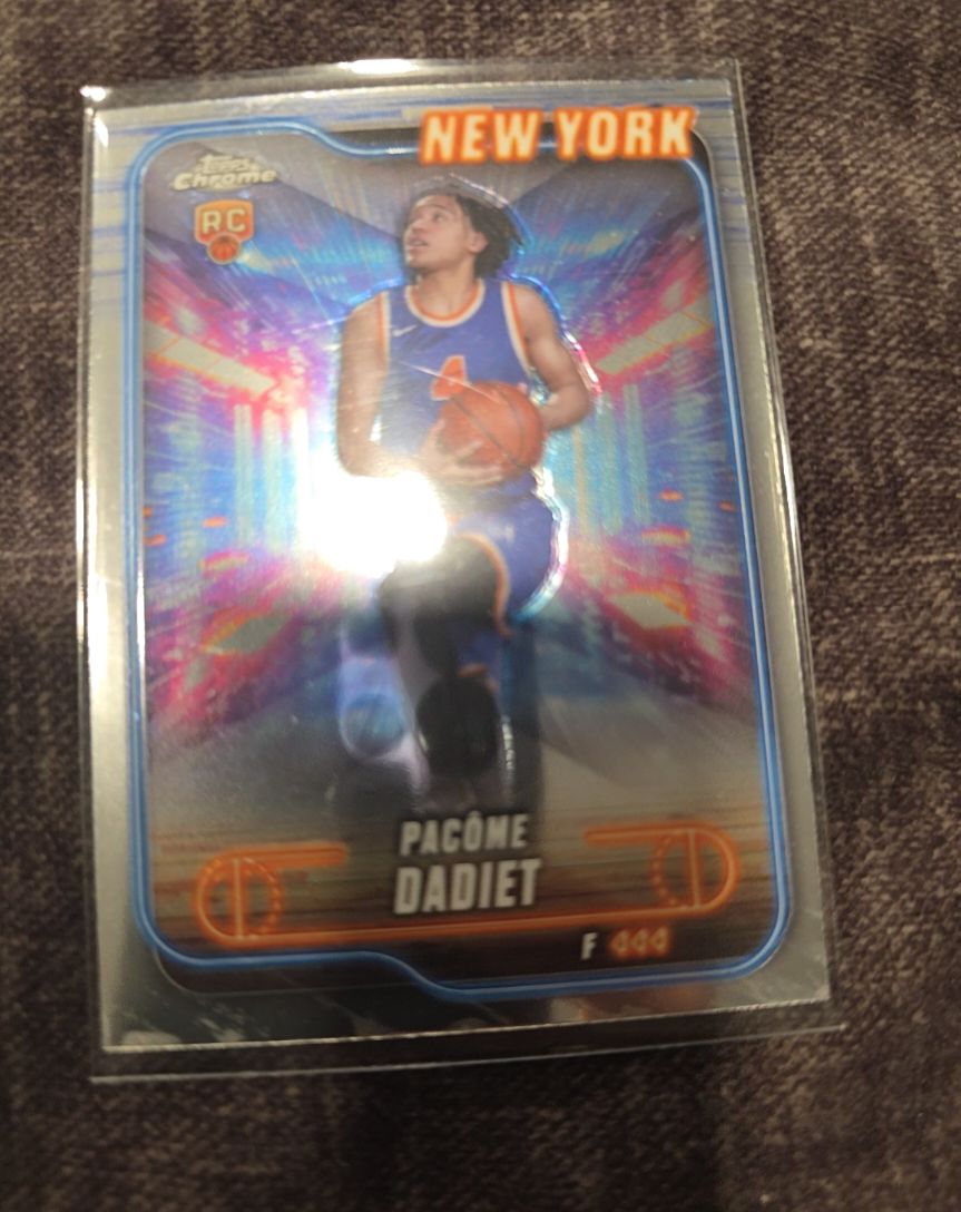 2024-25 Topps Chrome #172 Pacôme Dadiet — front