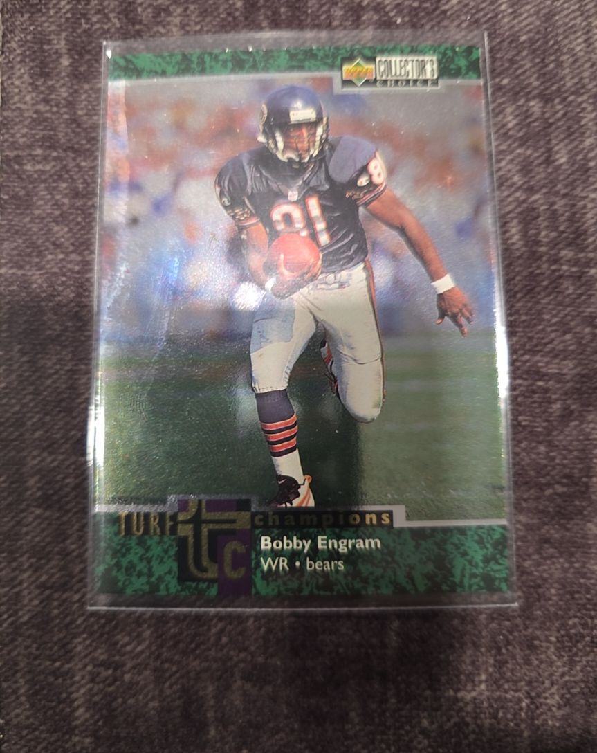 1997 Upper Deck Collector's Choice Turf Champions #TC10 Bobby Engram — front