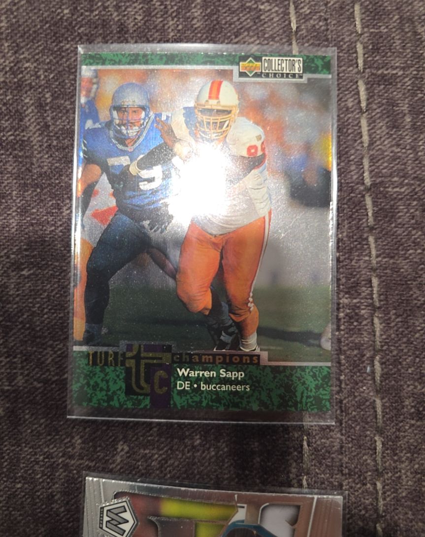 1997 Upper Deck Collector's Choice Turf Champions #TC16 Warren Sapp — front