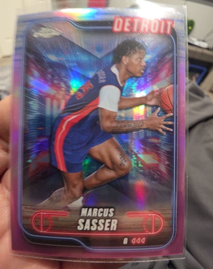 2024-25 Topps Chrome #49 Marcus Sasser — front