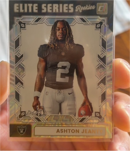 2025 Panini Donruss Elite Series Rookies #ESR-AJY Ashton Jeanty — front