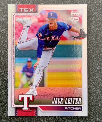 2026 Topps Series 1 #208 Jack Leiter — front
