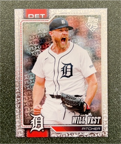 2026 Topps Series 1 #121 Will Vest — front
