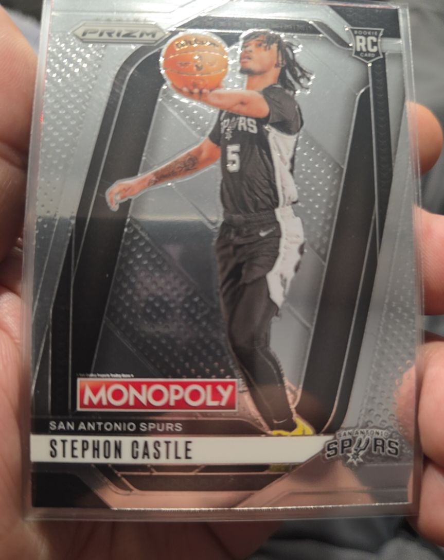 2024-25 Panini Prizm Monopoly #75 Stephon Castle — front