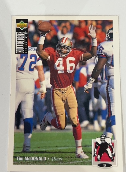 1994 Upper Deck Collector's Choice #306 Tim McDonald — front