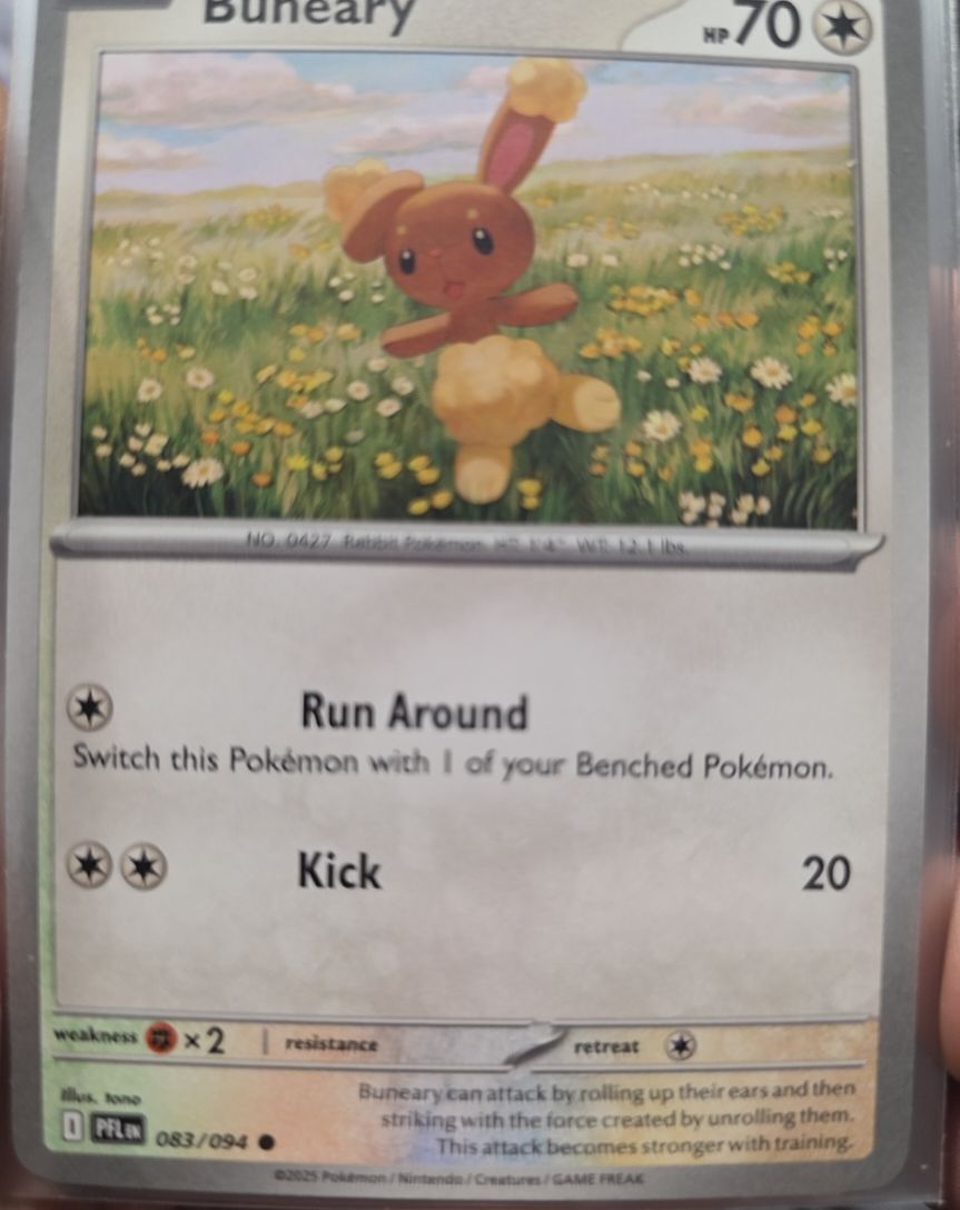 2023 Pokémon Phantasmal Flames #083 Buneary — front