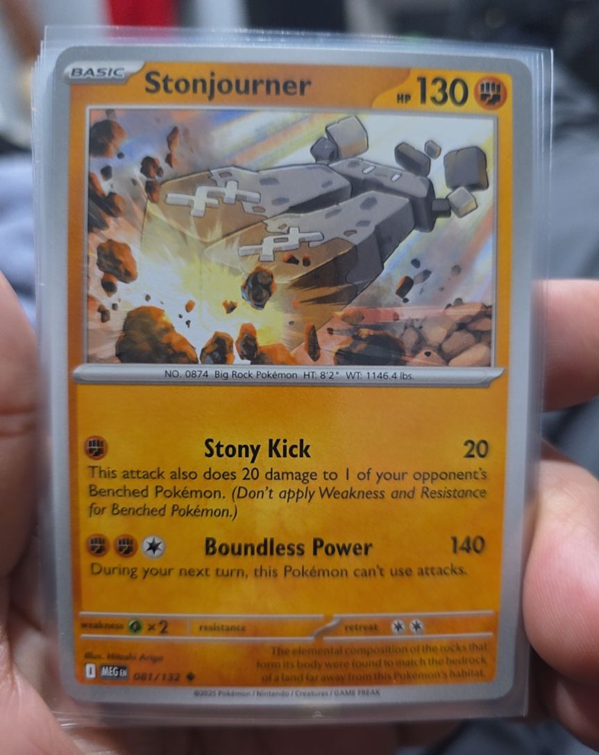 2025 Pokémon #081 Stonjourner — front