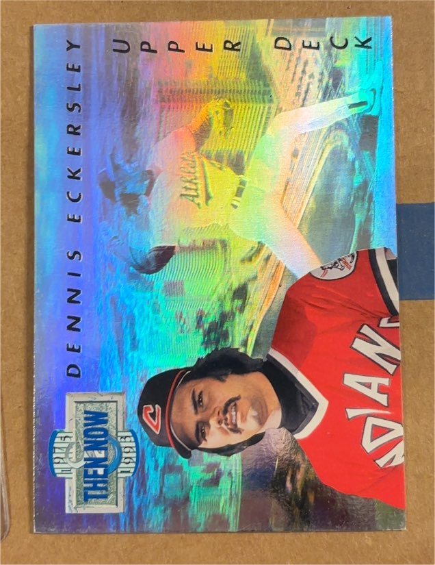 1993 Upper Deck Then And Now #TN10 Dennis Eckersley — front
