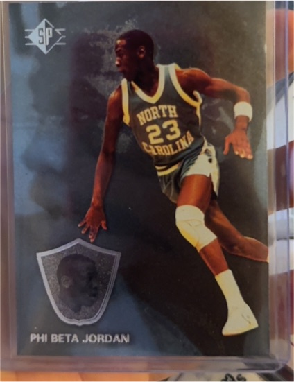 1998-99 Upper Deck SP Top Prospects Phi Beta Jordan #J23 Michael Jordan — front